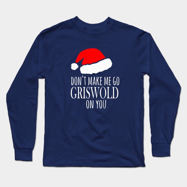 Clark Griswold Christmas Vacation inspired design Long Sleeve T-Shirt by FreckledBliss